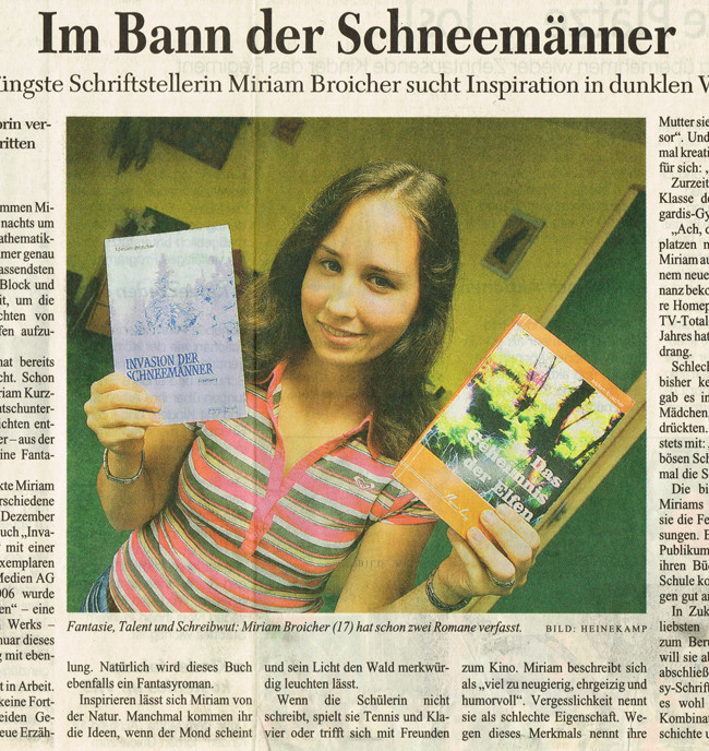 Presseartikel Kölner Stadtanzeiger vom 13.09.2007