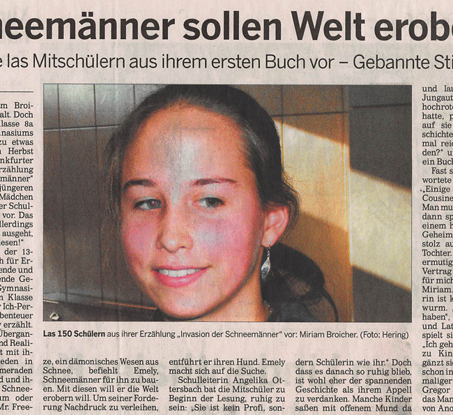 Presseartikel Kölnische Rundschau vom 4.1.2005
